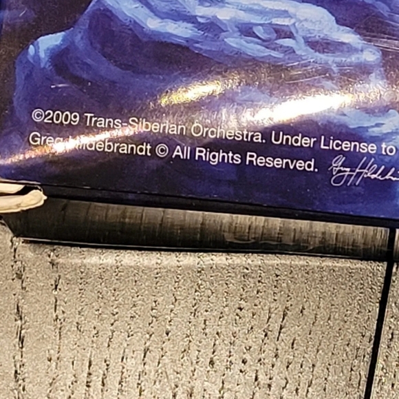 Trans-Siberian Orchestra Melamine Greg Hildebrandt 2009 Plates Set of 4 NIB - Picture 6 of 6